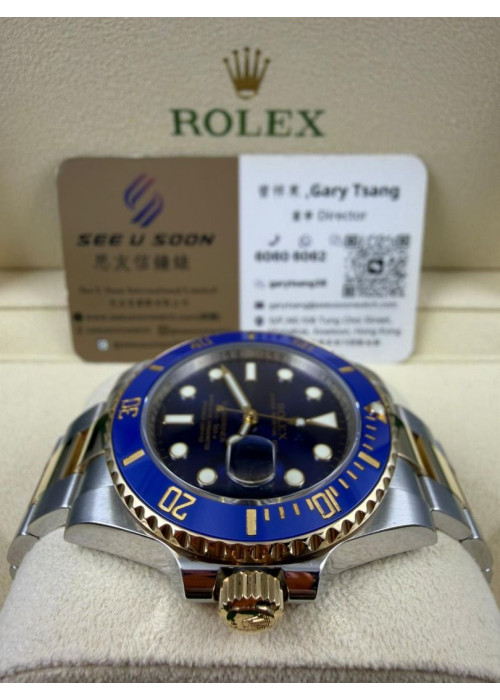 二手 ▶️ Rolex 勞力士 Submariner Date ◀️ 116613LB 金鋼藍藍 (40mm)